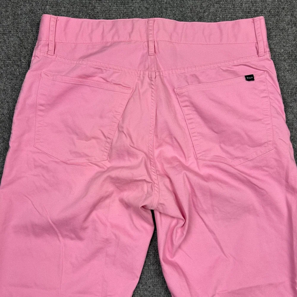 Polo Golf Ralph Lauren Pants Mens 30x30 Pink Tailored Fit Cotton Twill Stretch